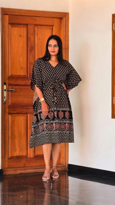 AIRA AJRAKH COTTON KAFTAN