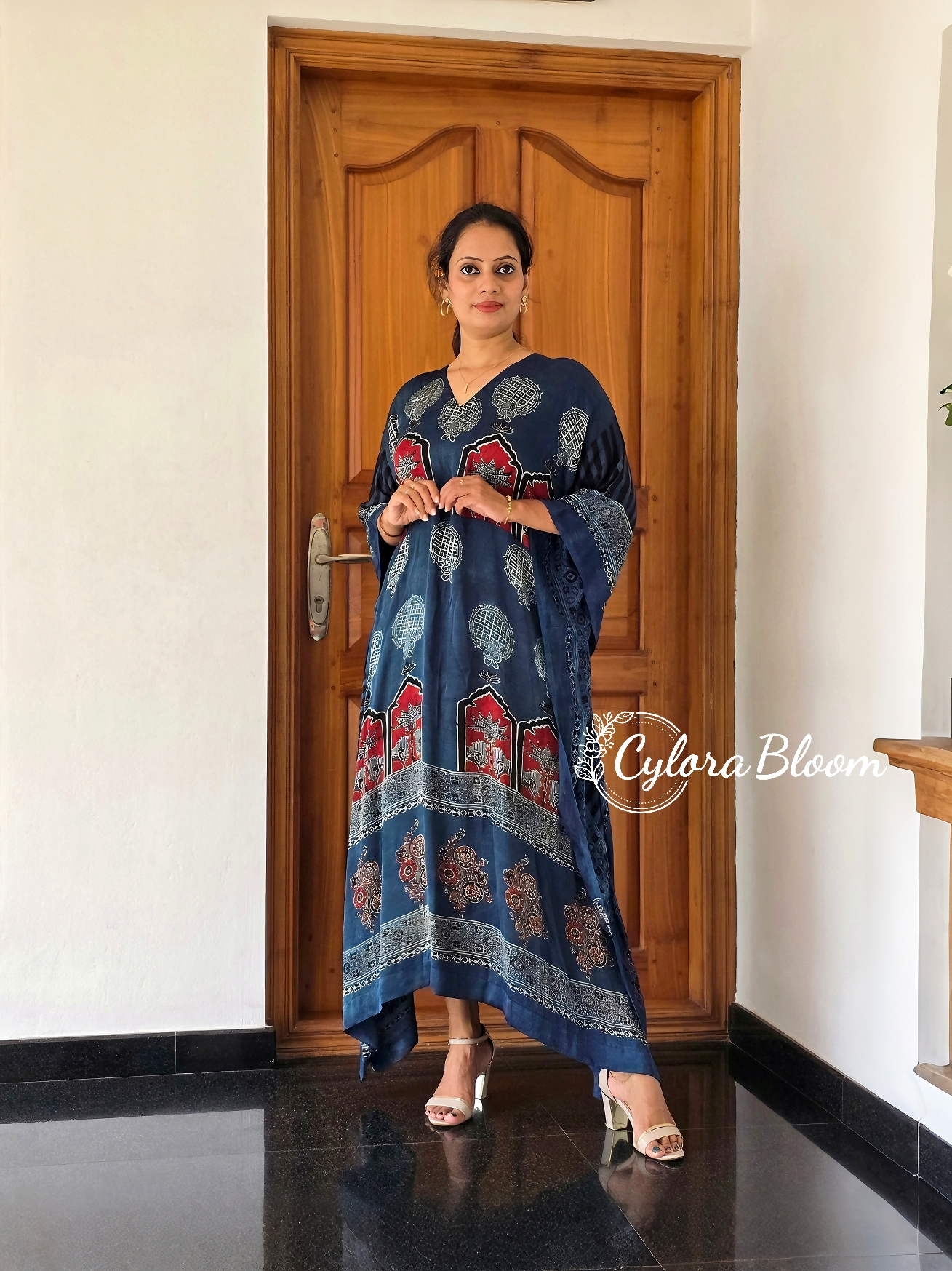 NOOR AJRAKH MODAL KAFTAN - Image 2