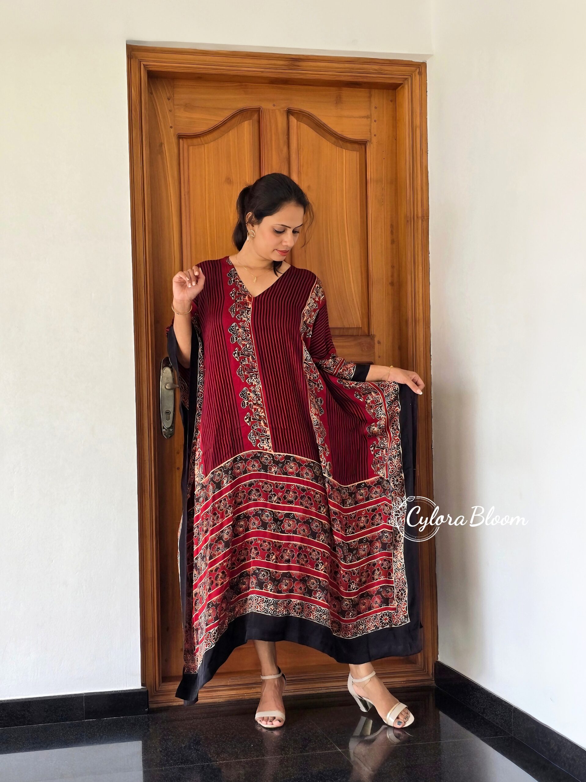 NOOR AJRAKH MODAL KAFTAN - Image 2