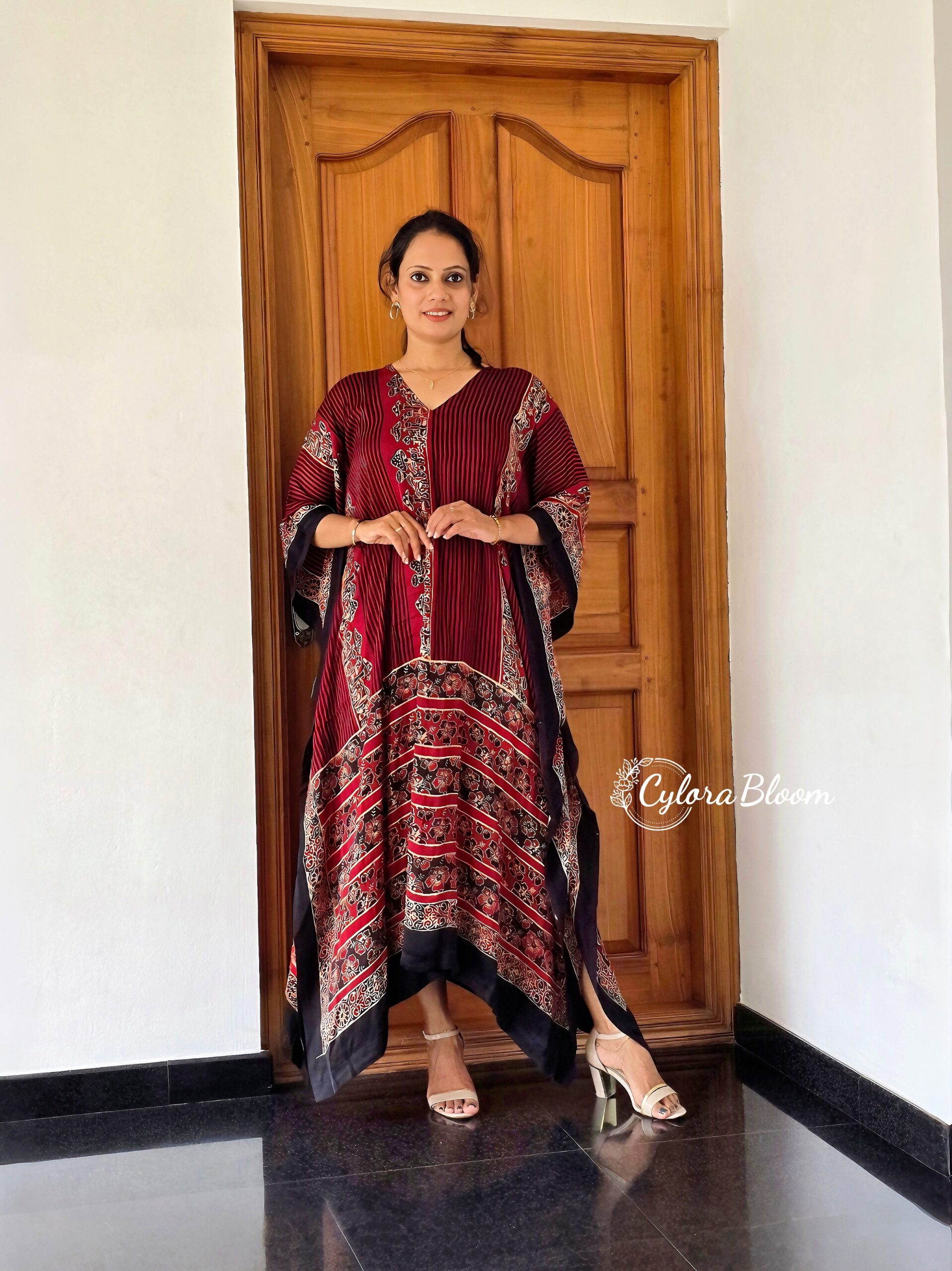 NOOR AJRAKH MODAL KAFTAN - Image 3