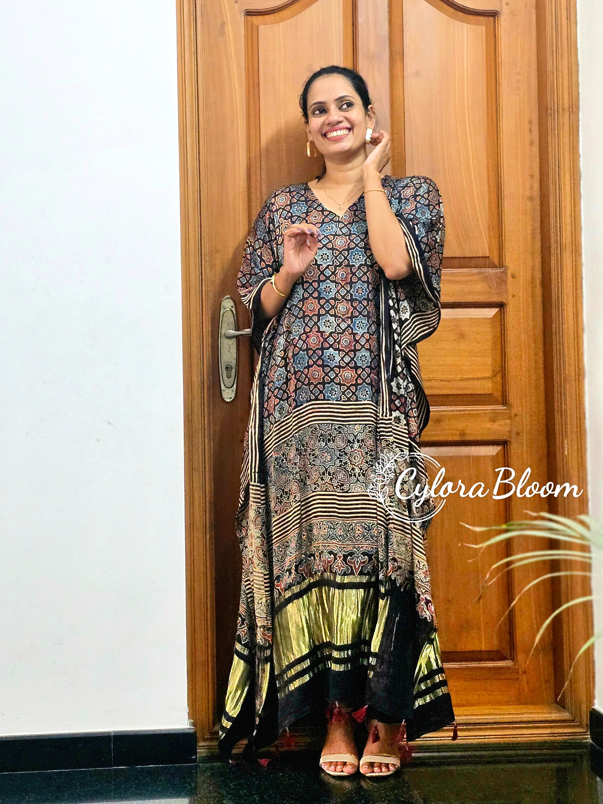 ZARIKA AJRAKH MODAL KAFTAN - Image 2