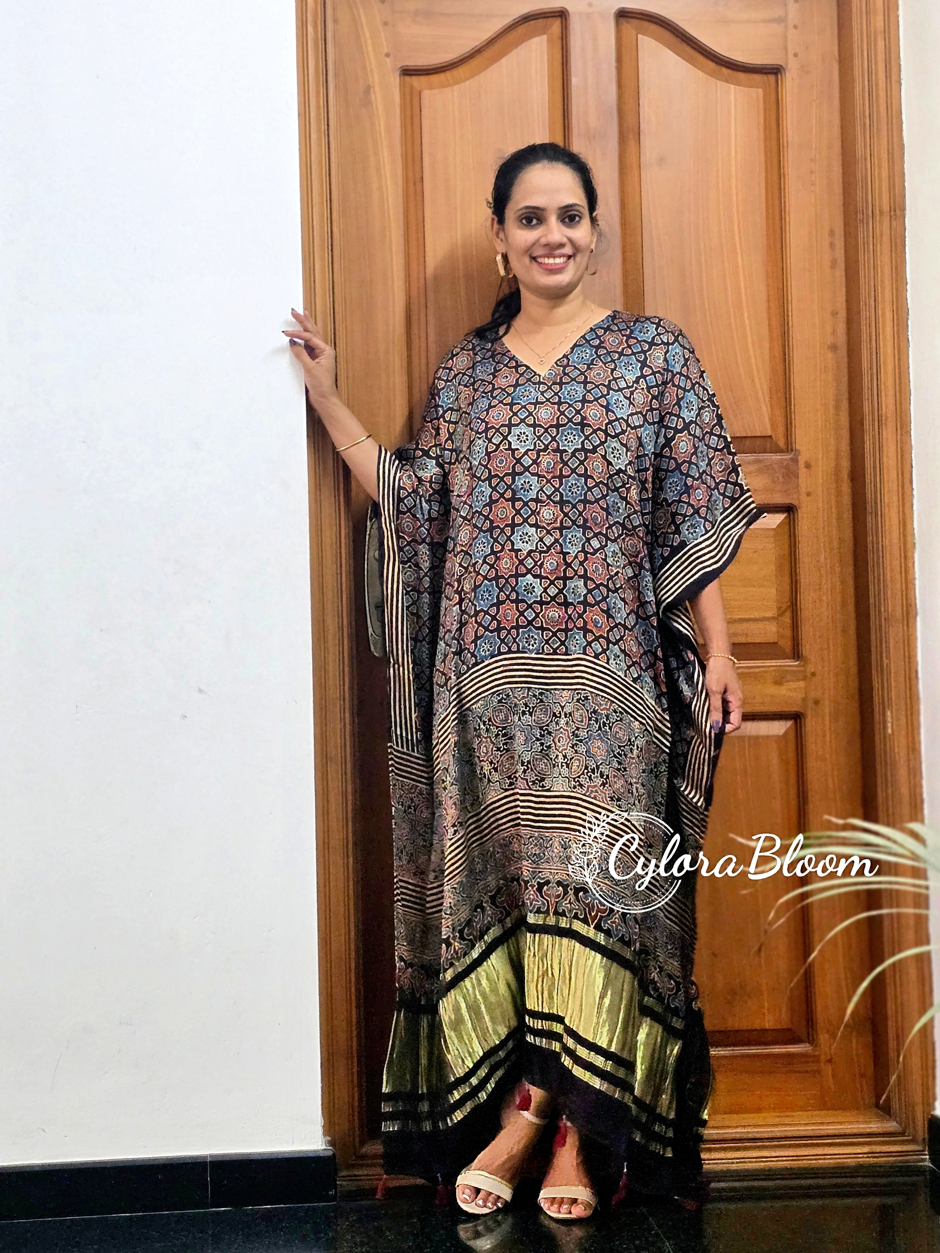 ZARIKA AJRAKH MODAL KAFTAN - Image 3