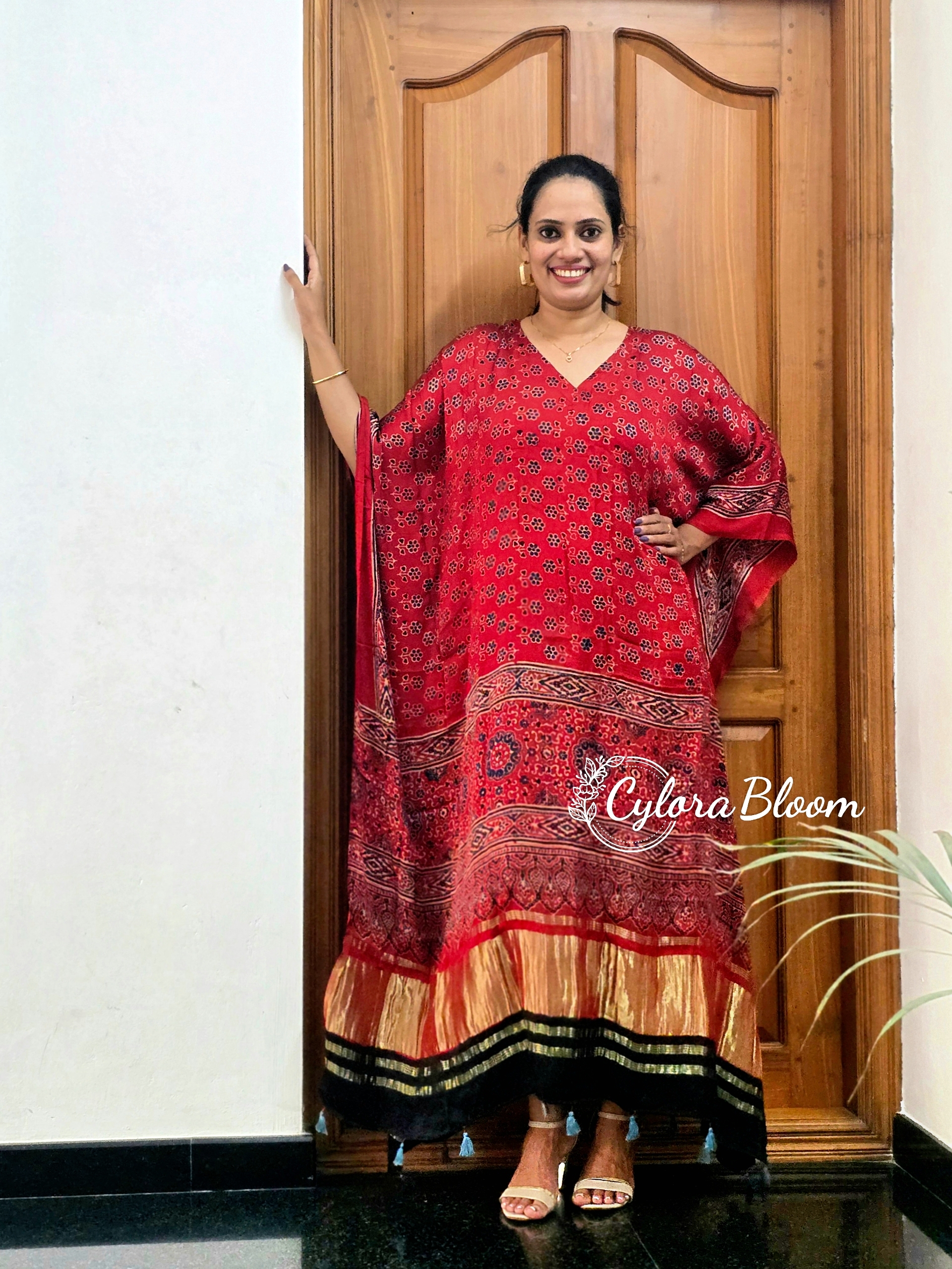 ZARIKA AJRAKH MODAL KAFTAN - Image 2
