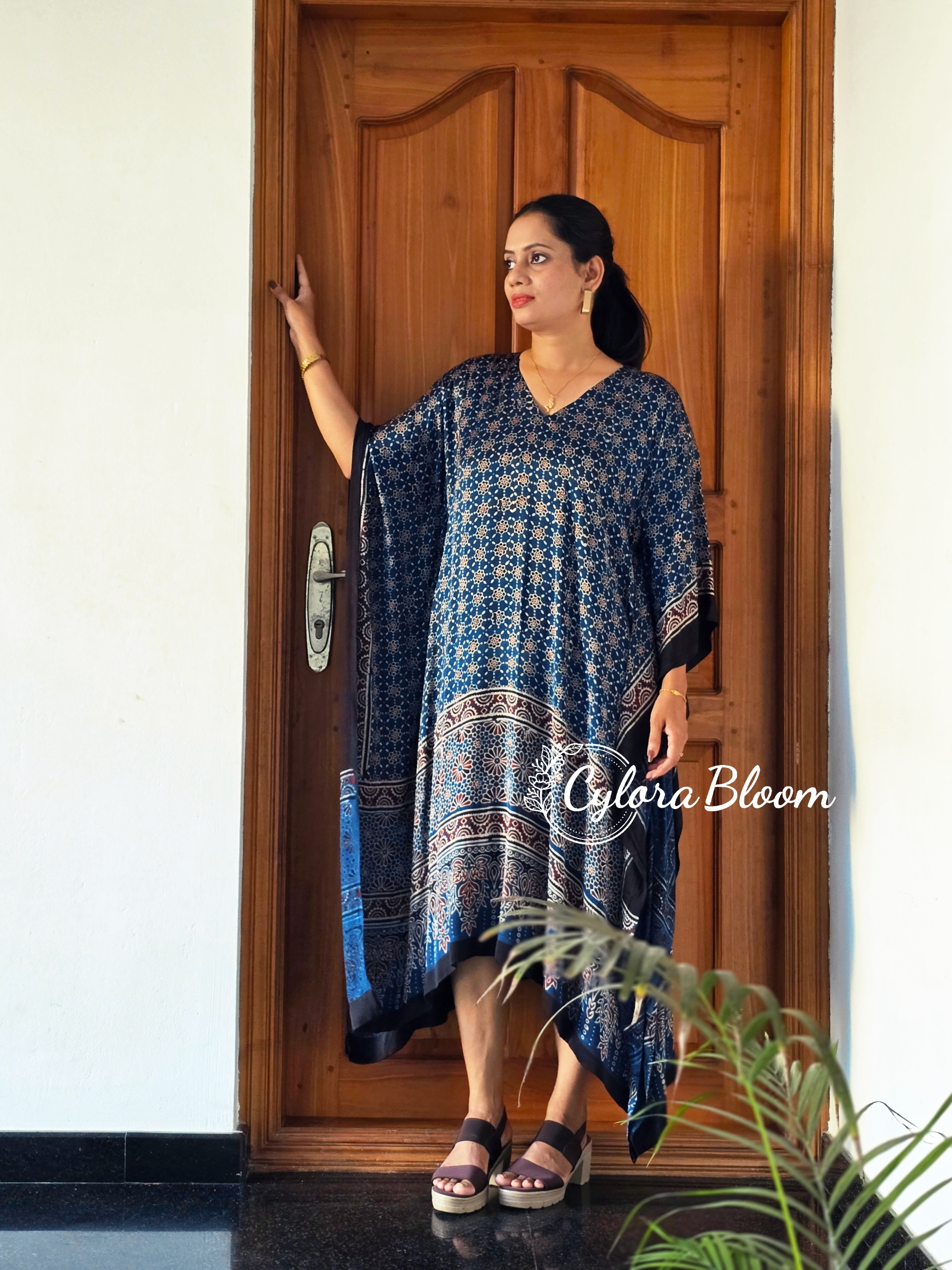 NOOR AJRAKH MODAL KAFTAN - Image 2