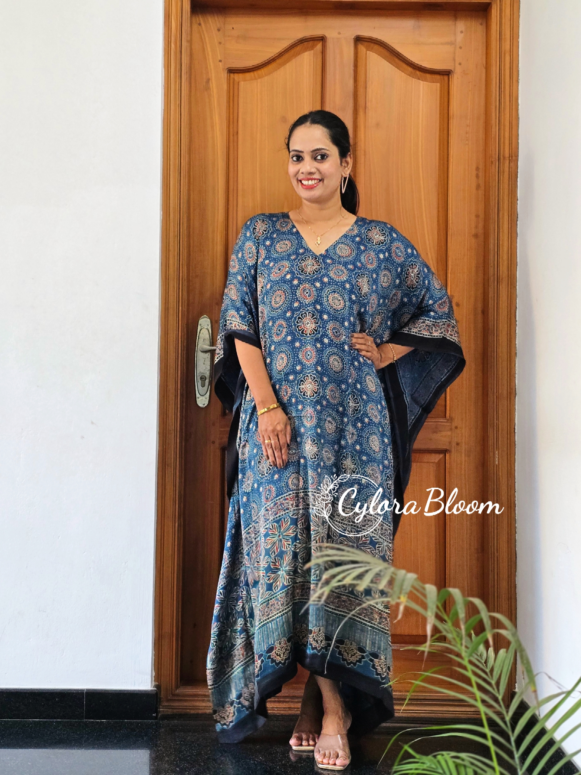 NOOR AJRAKH MODAL KAFTAN - Image 3